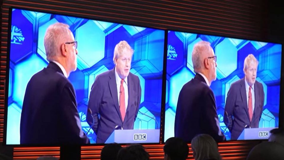 Johnson a Corbyn v BBC
